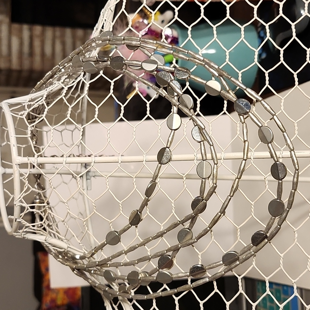 Chico's Silver Necklace with bracelets